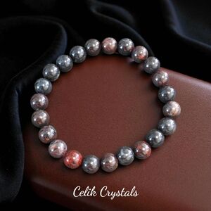 Bloodstone Jaspee Bracelet 8mm